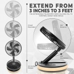 Original Portable Fan - Wireless Battery Operated Fan With 4 Speeds, LED Lighting, Carry Case & Remote Control - Premium Travel Rechargeable Fan & Power Bank With USB & USB-C Ports (Black) Original Portable Fan - Wireless Battery Operated Fan With 4 Speeds, LED Lighting, Carry Case & Remote Control - Premium Travel Rechargeable Fan & Power Bank With USB & USB-C Ports (Black)