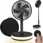 Original Portable Fan - Wireless Battery Operated Fan With 4 Speeds, LED Lighting, Carry Case & Remote Control - Premium Travel Rechargeable Fan & Power Bank With USB & USB-C Ports (Black) Original Portable Fan - Wireless Battery Operated Fan With 4 Speeds, LED Lighting, Carry Case & Remote Control - Premium Travel Rechargeable Fan & Power Bank With USB & USB-C Ports (Black)