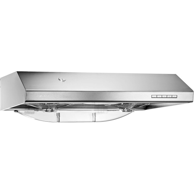 Kitchen Vent Hood AC30BS – 30 Inch Under Cabinet Range Hood – Filterless Modern Stainless Steel Hood Vent with 900 CFM Suction, Dual Fans, LED Touch Controls and Auto-Clean